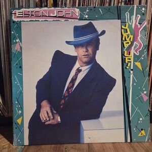 Elton John "jump up" 1982 vintage vinyl